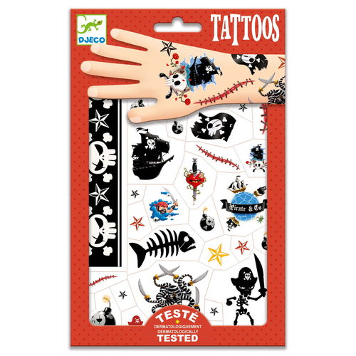Djeco tatuoinnit - Pirates