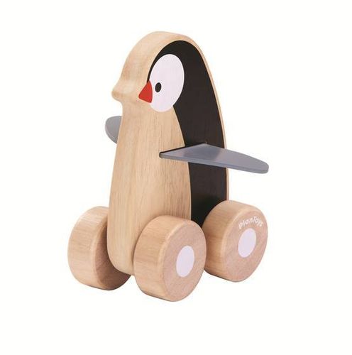 PlanToys Pingviini pyörillä