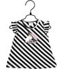 Muumi Simpukka -mekko, mustavalkoinen, vauvat, 62, 74 ja 80 cm