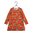Peppi Pitkätossu Askel-mekko, tummanpunainen, 128 cm