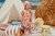 Muumi Mansikka-kesähattu, vaaleanpunainen, vauvat, 42 - 44