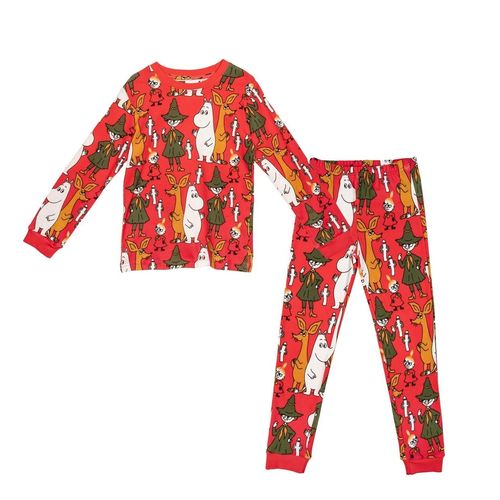 Muumi Tuumata-pyjama, punainen