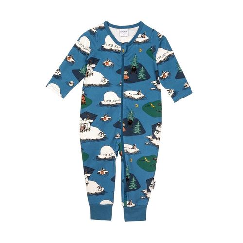 Muumi Lautalla-pyjama, sininen